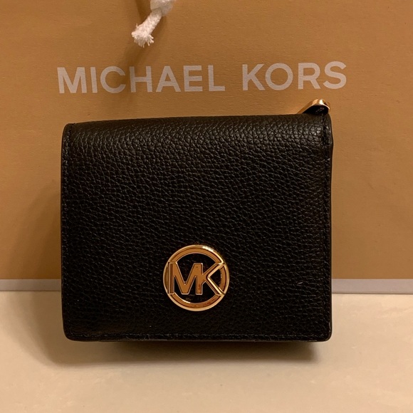 Michael Kors Handbags - Michael kors Fulton bifold mini wallet black